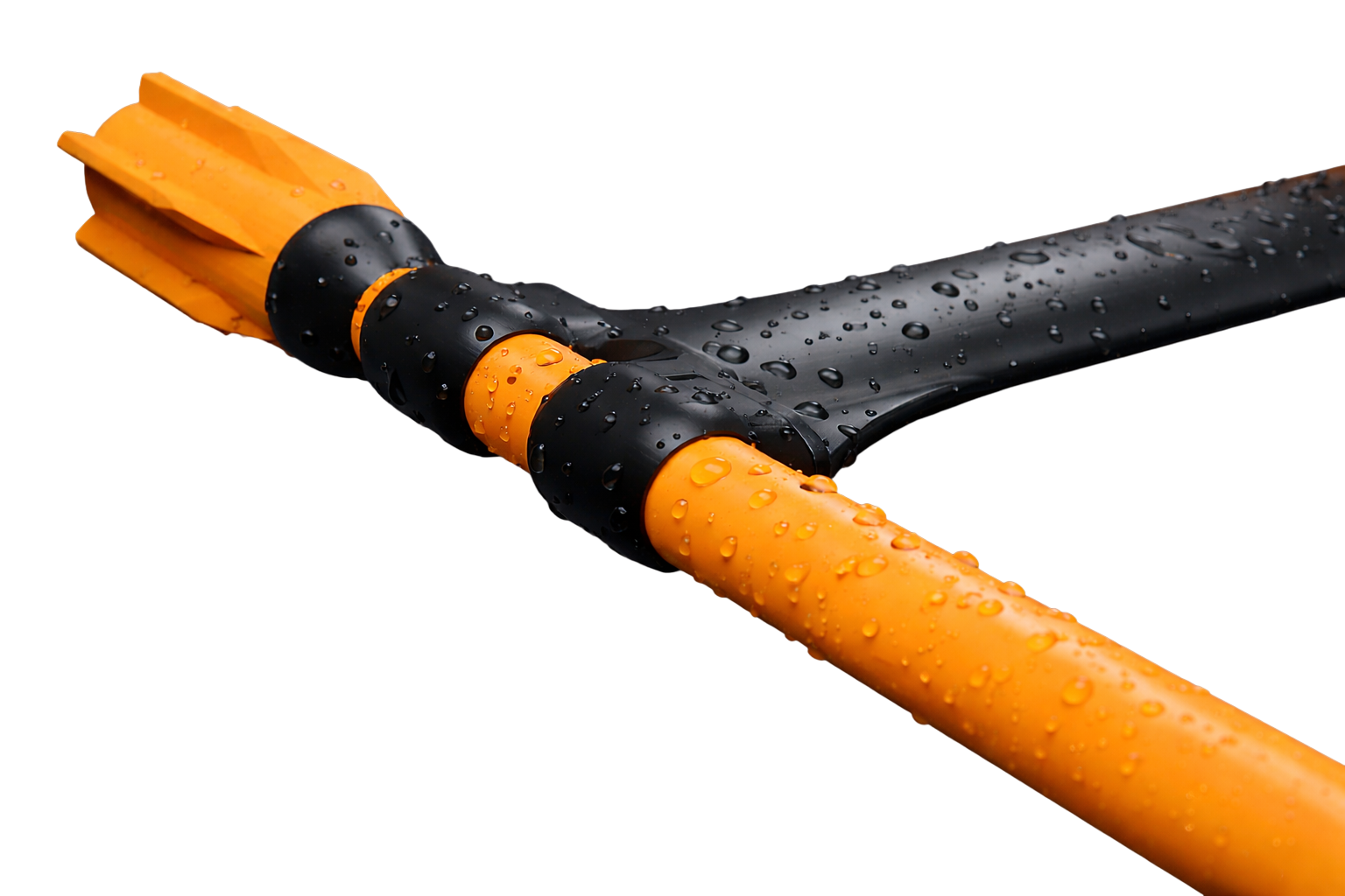 Orange magnetometer cable detail showing durable build materials.